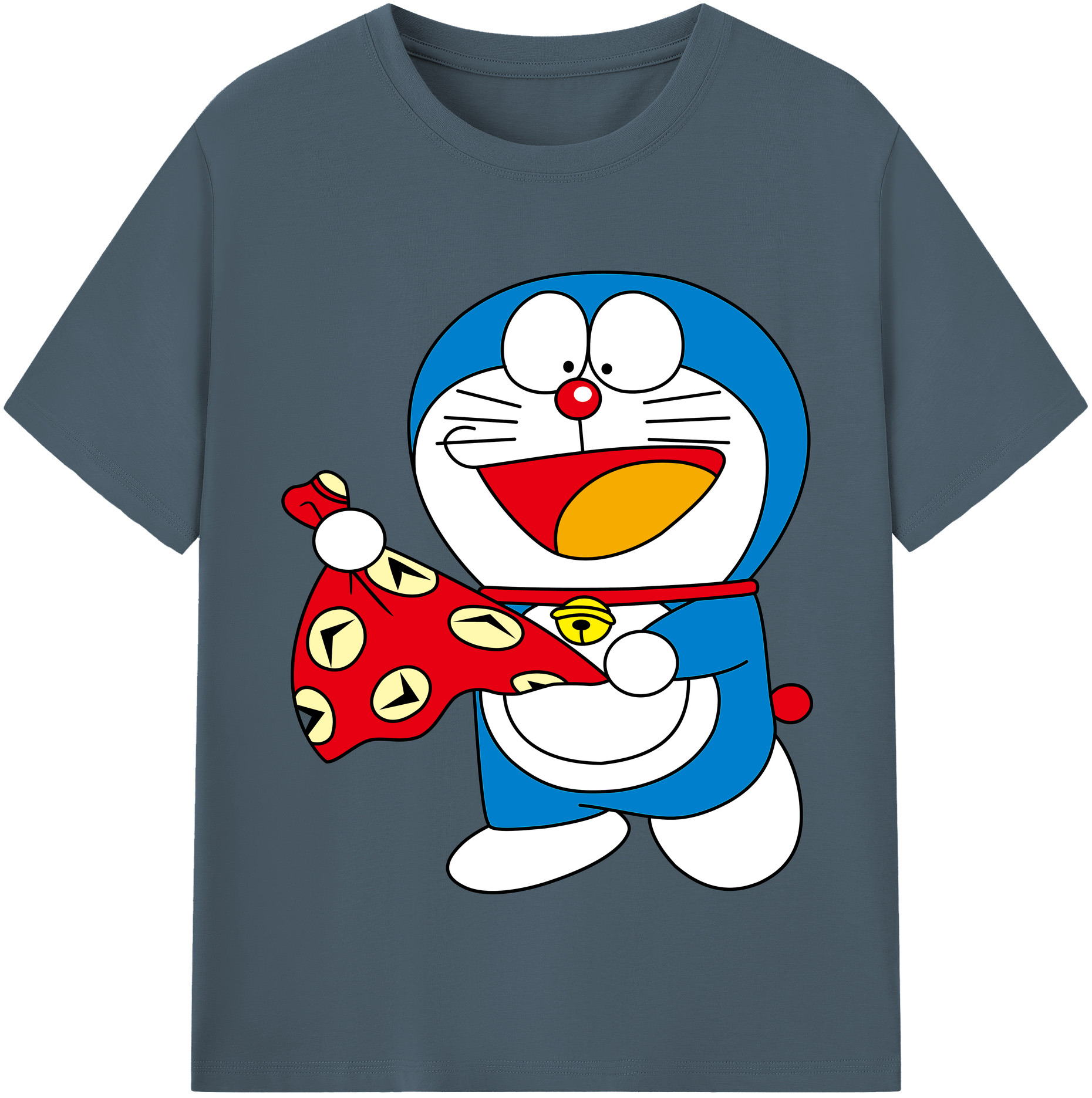 （画像用） ドラえもん Doraemon 綿100％半袖Tシャツ（フロントプリント）